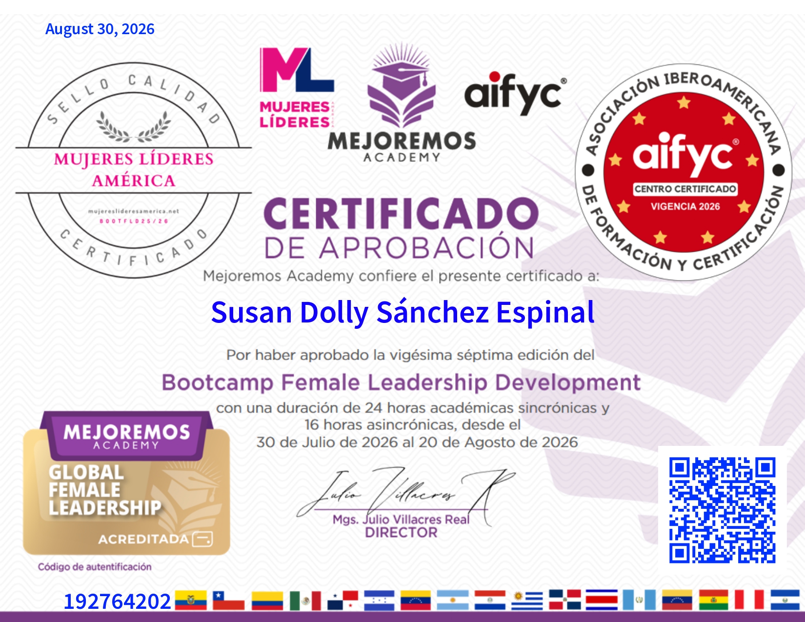 Vigésima séptima edición del Bootcamp Female Leadership Development