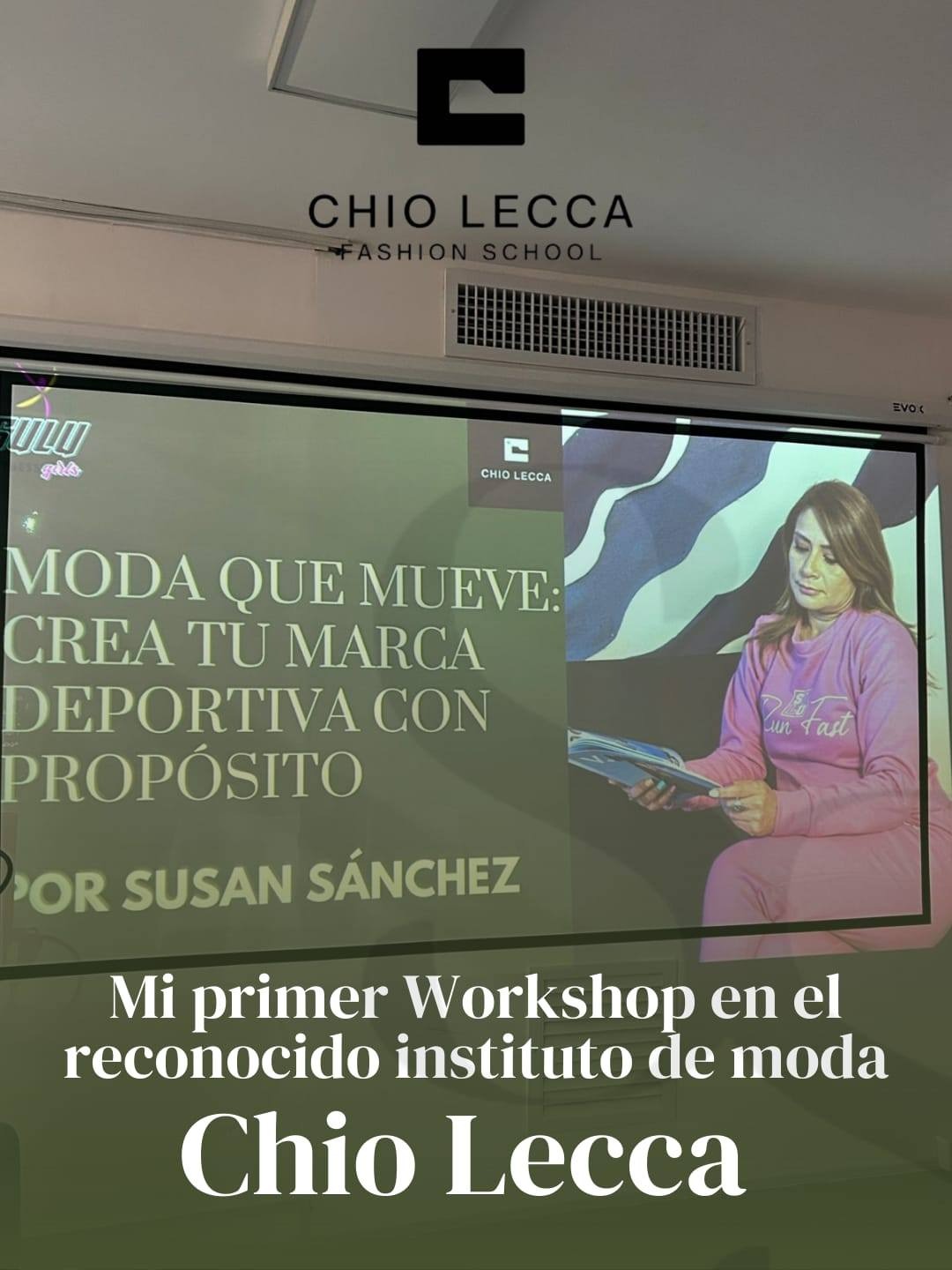 Workshop en Chio Lecca Fashion School